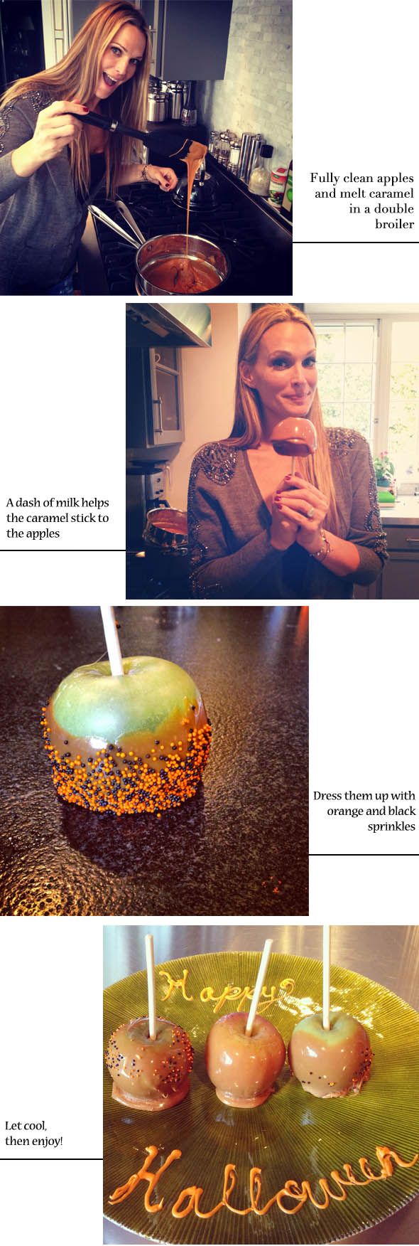 Molly Sims Caramel Apples How To Recipe