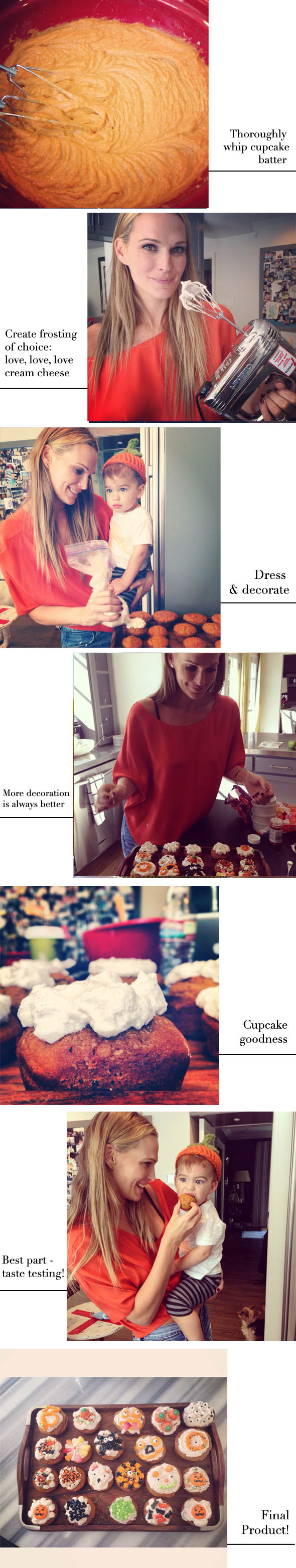 Molly Sims Pumpkin Cupcakes How to Recipe