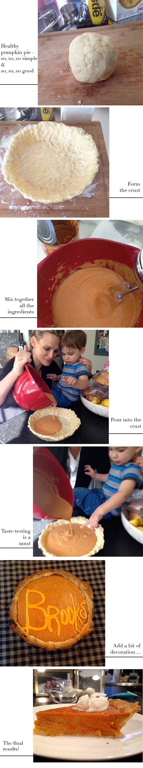 molly sims healthy pumpkin pie how to make