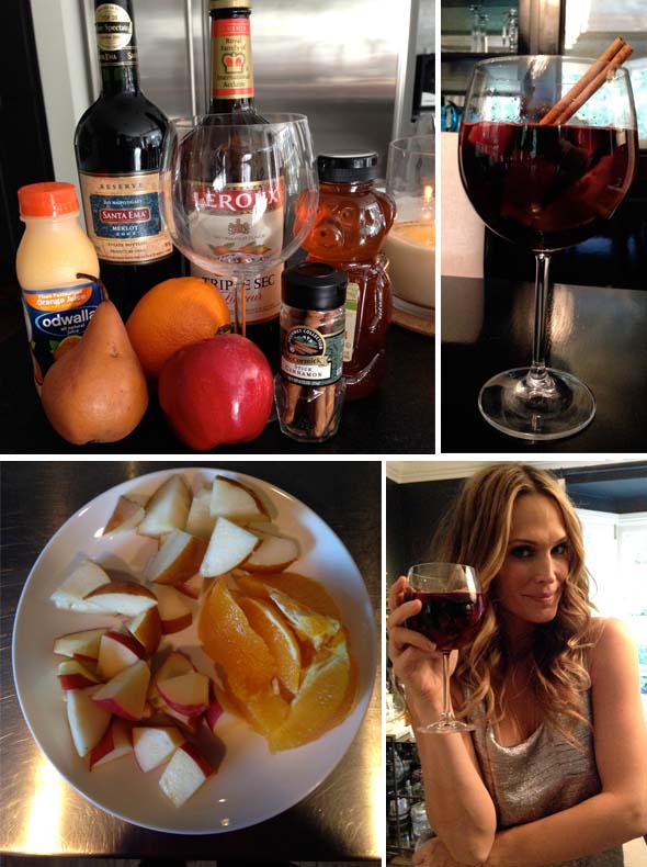 molly sims winter sangria holiday cocktails