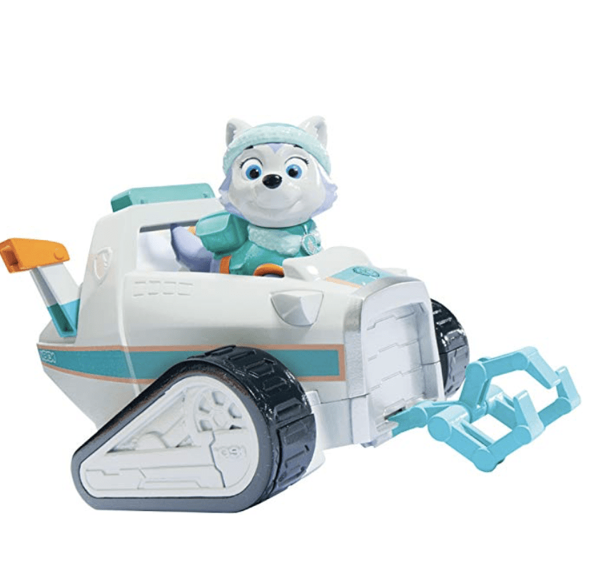 PAW PATROL EVEREST'S RESCUE SNOWMOBILE, VEHICLE AND FIGURE