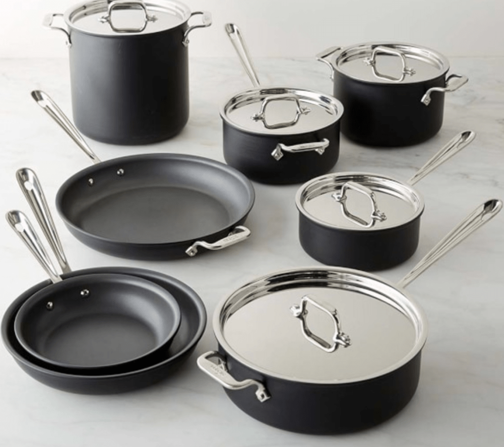 ALL-CLAD NS1 NONSTICK INDUCTION 13-PIECE COOKWARE SET