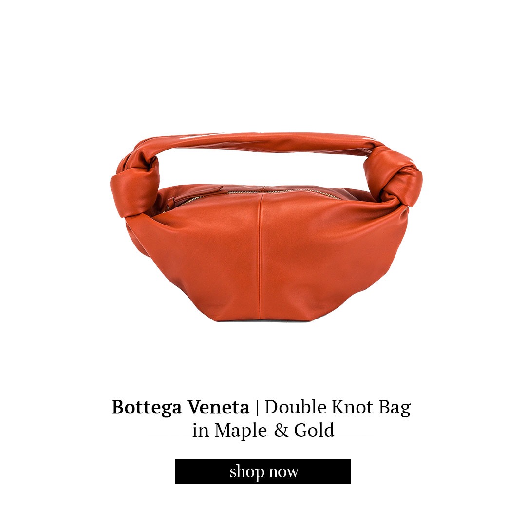 Bottega Veneta Spearmint Leather Double Knot Bag